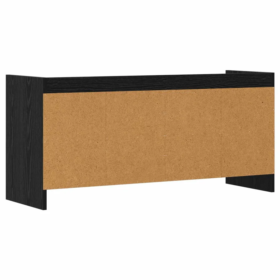 Meuble TV 100 x 33 x 47 cm Chêne noir Bois d'ingénierie - 6