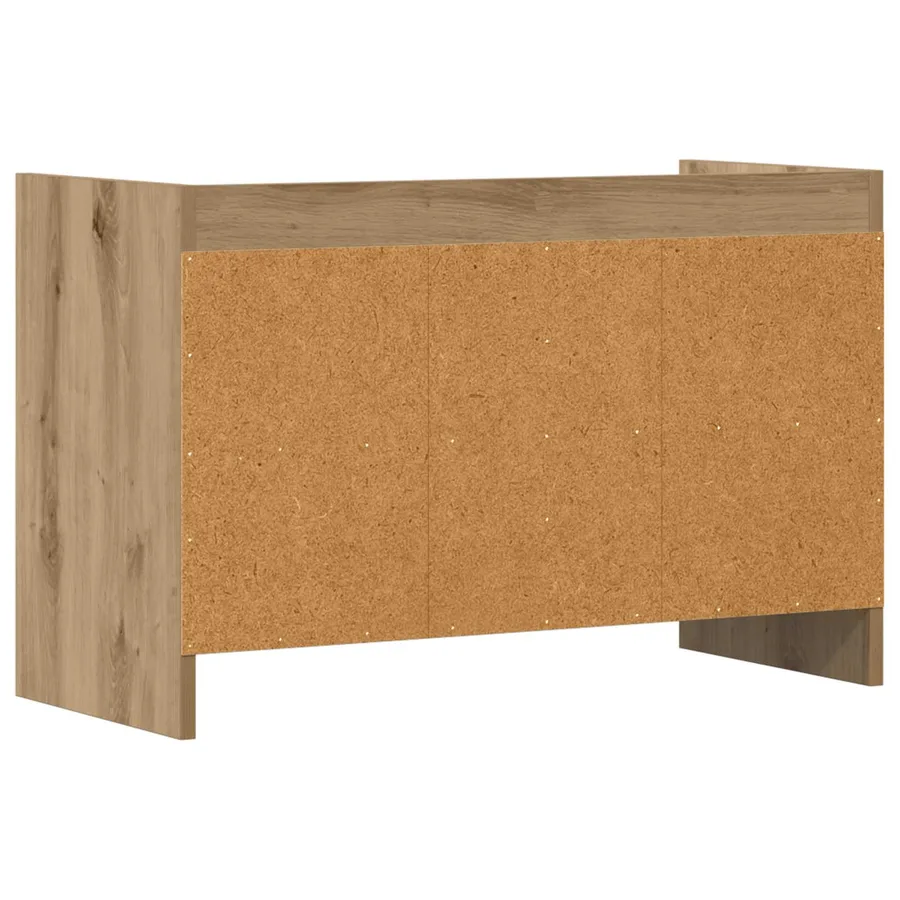 Meuble TV 71,5 x 33 x 47 cm Chêne artisanal Bois d'ingénierie - 7