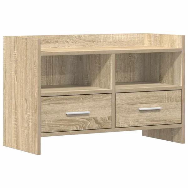 Meuble TV 71,5 x 33 x 47 cm Chêne Sonoma Bois d'ingénierie