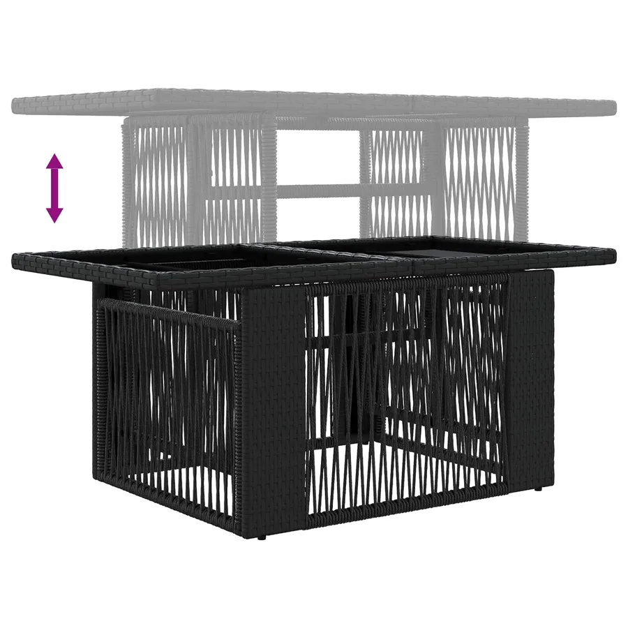 Ensemble de canapé de jardin 13 pcs polyrotin - 8