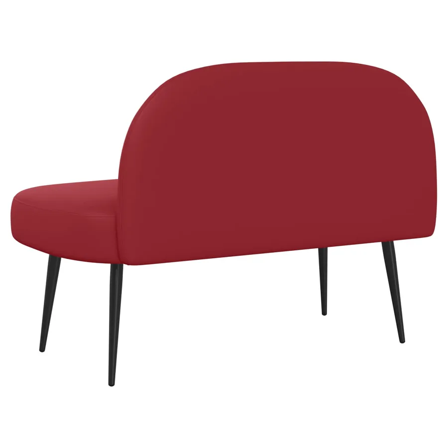 Banc rembourré avec dossier Bordeaux 110 x 60 x 76 cm - 4