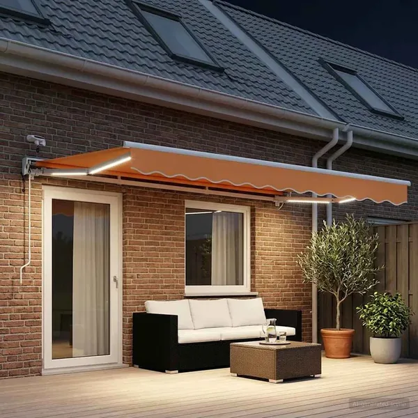 Auvent rétractable électrique Sable 4 × 3 m