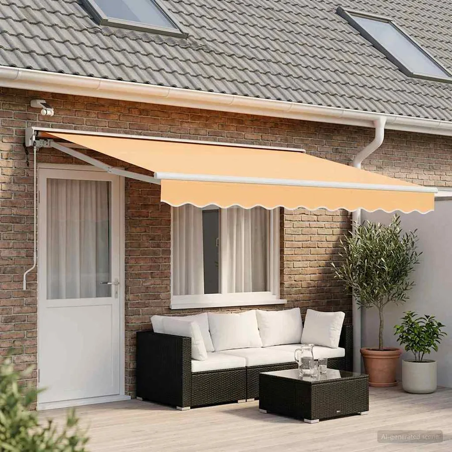 Auvent rétractable électrique Sable 4 × 3 m - 3