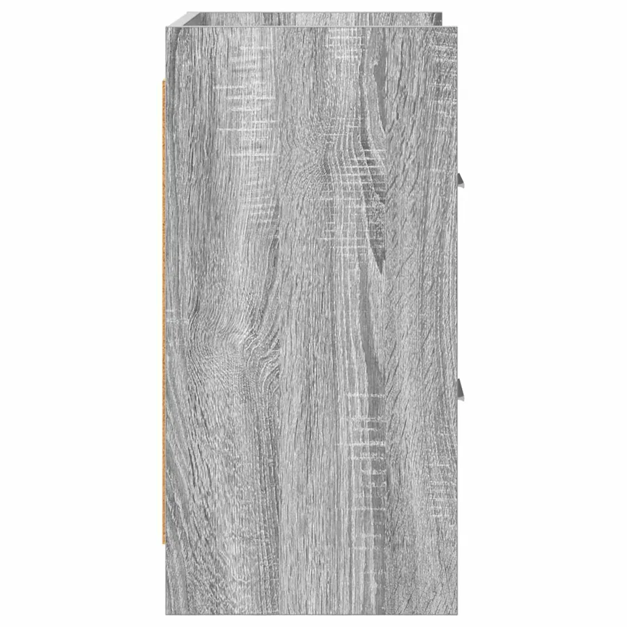 Tables de chevet Sonoma gris 40 x 30 x 60 cm Bois d'ingénierie - 5
