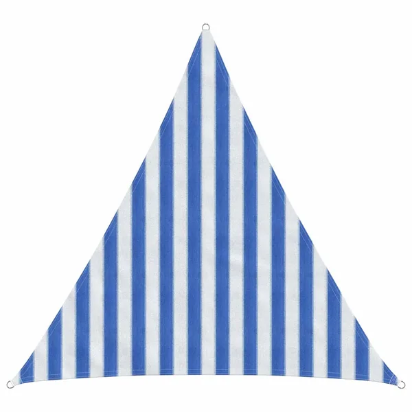Voile d'ombre Bleu et Blanc 2 x 2 x 2 m HDPE
