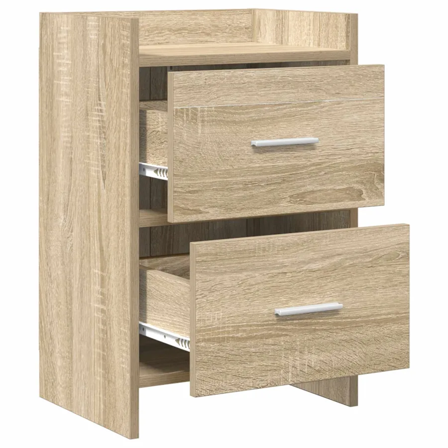 Tables de chevet Chêne Sonoma 40 x 30 x 60 cm Bois d'ingénierie - 3