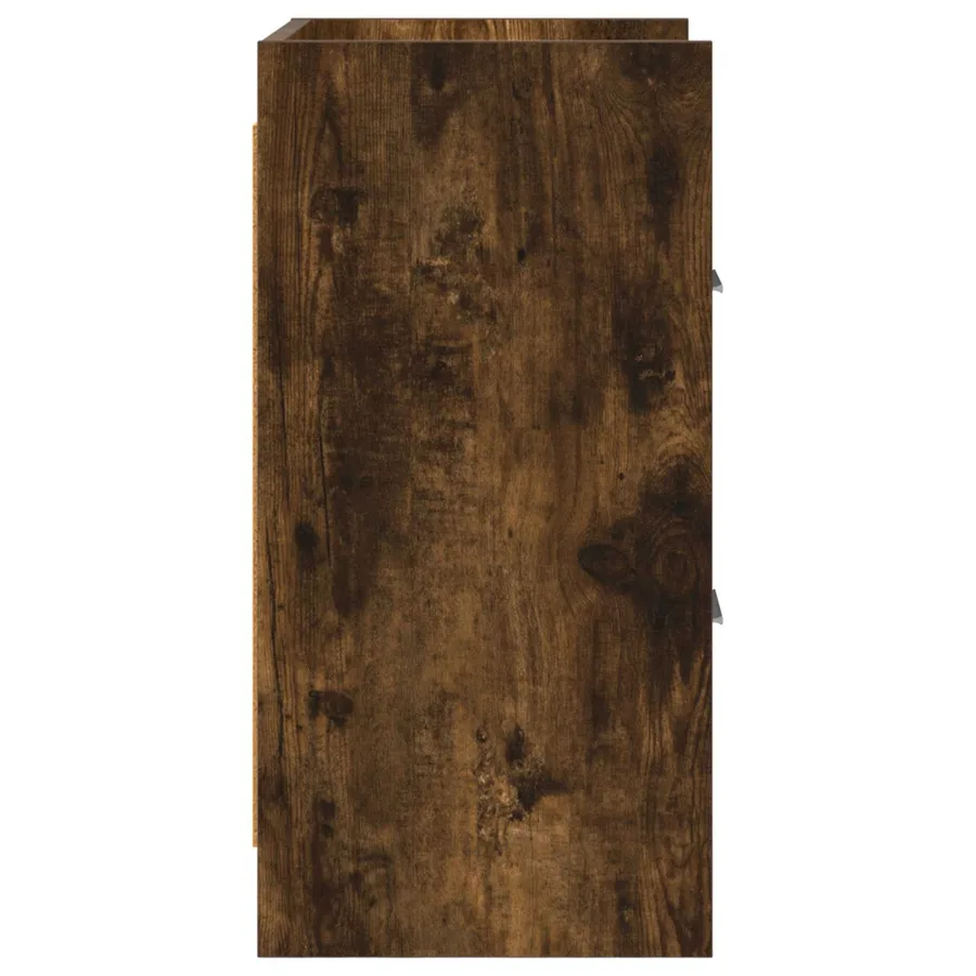 Tables de chevet Chêne fumé 40 x 30 x 60 cm Bois d'ingénierie - 5