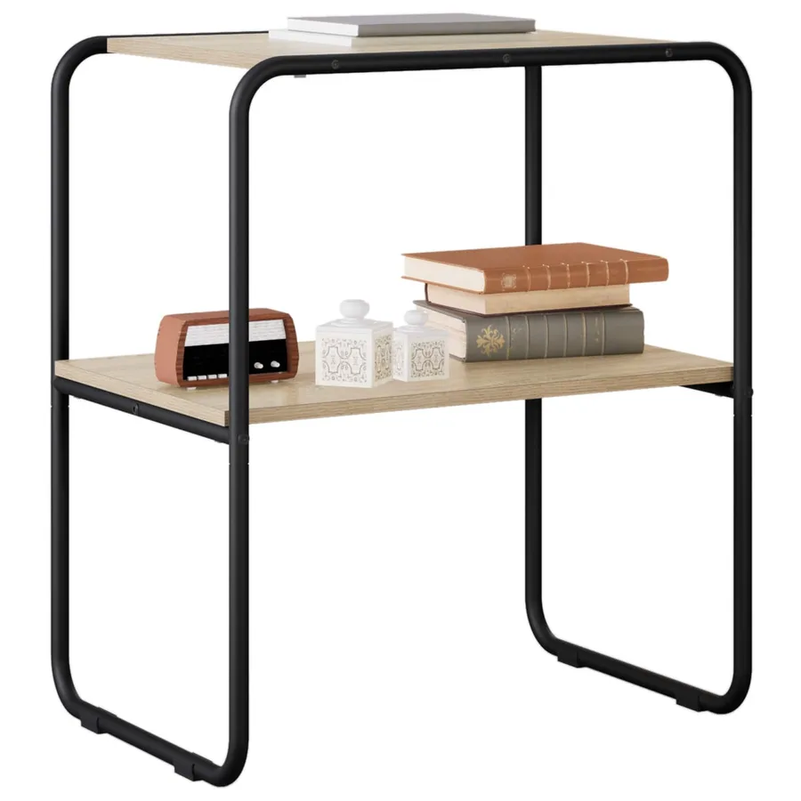 Table console Chêne Sonoma 80 x 42,5 x 70 cm Bois d'ingénierie - 3