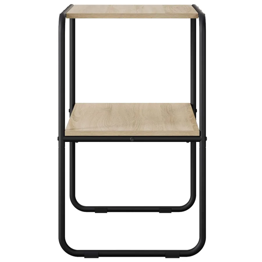 Table console Chêne Sonoma 80 x 42,5 x 70 cm Bois d'ingénierie - 5