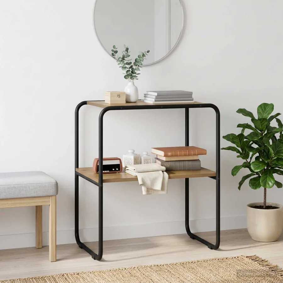 Table console Chêne artisanal 60 x 42,5 x 70 cm