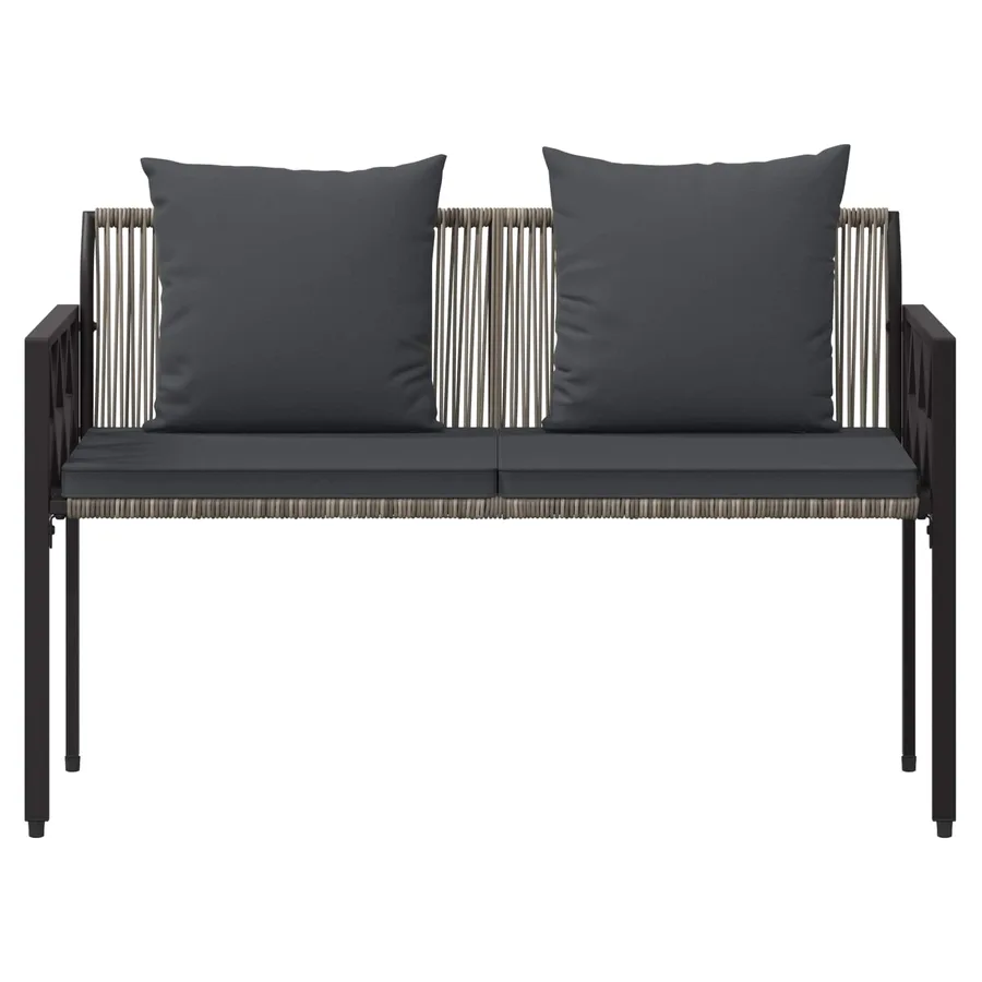 Bancs d'extérieur 2 -Seater 116 x 56 x 75 cm polyrotin - 5