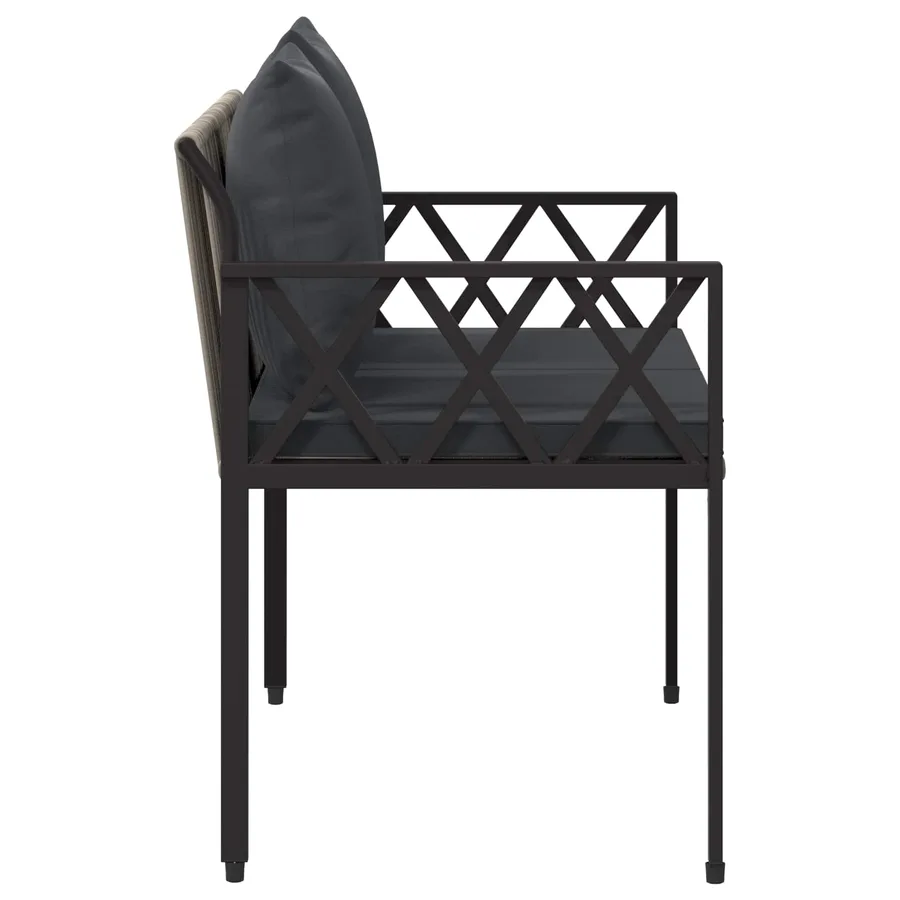 Bancs d'extérieur 2 -Seater 116 x 56 x 75 cm polyrotin - 6