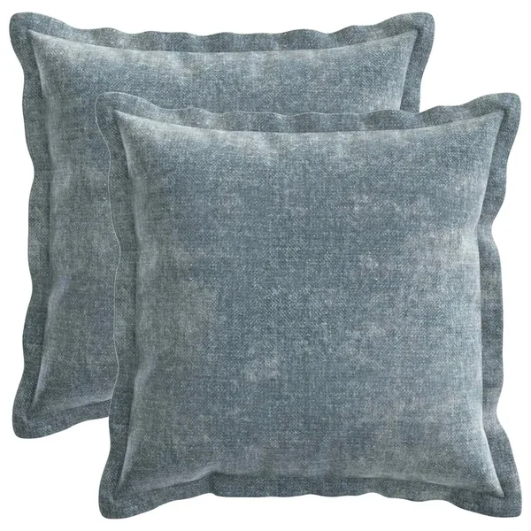 Housse de coussin 2 pcs HOUTEN Bleu clair 50 x 50 cm