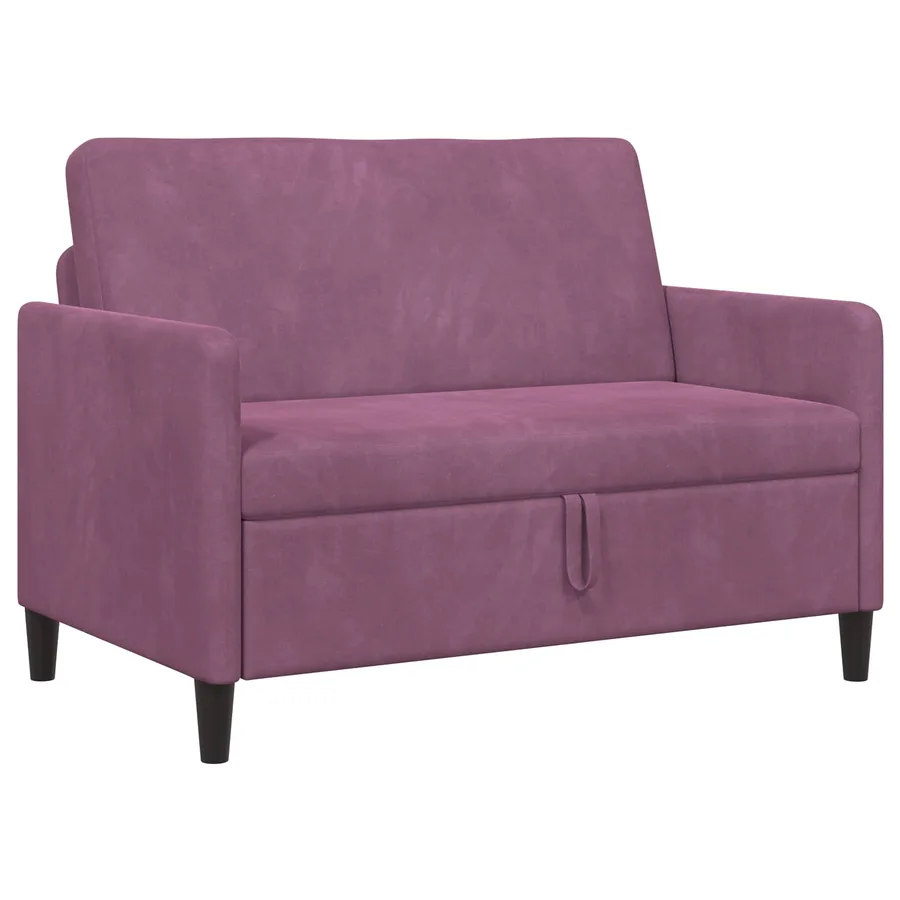 Sofa avec rangement Pourpre 122 x 78 x 87 cm Polyester - 2