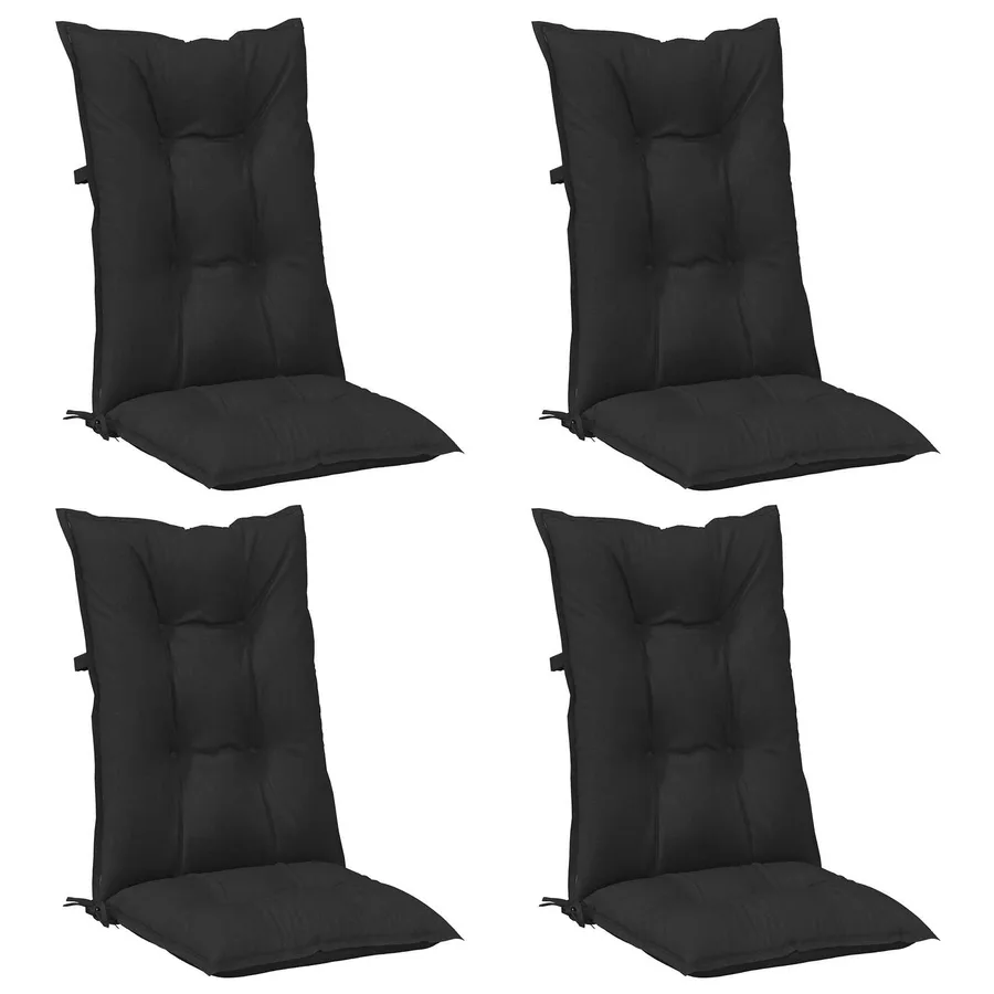 Ensemble de coussins de chaise à dossier haut 4 pcs - 2