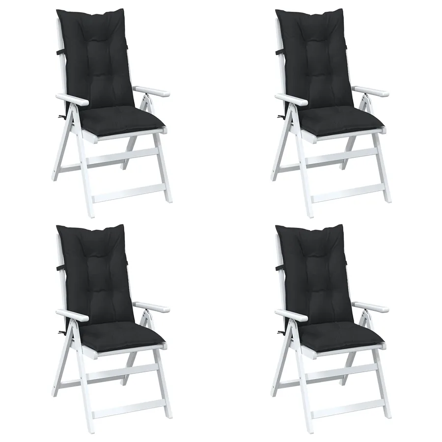 Ensemble de coussins de chaise à dossier haut 4 pcs - 3