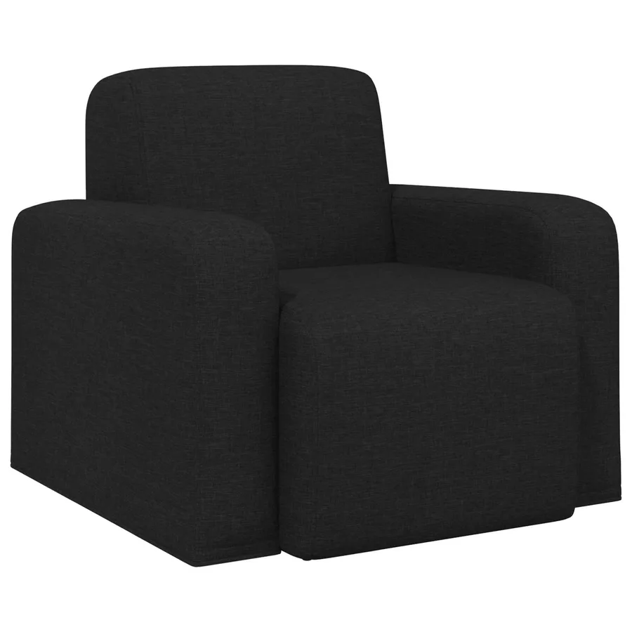 Fauteuil Noir Tissu - 2