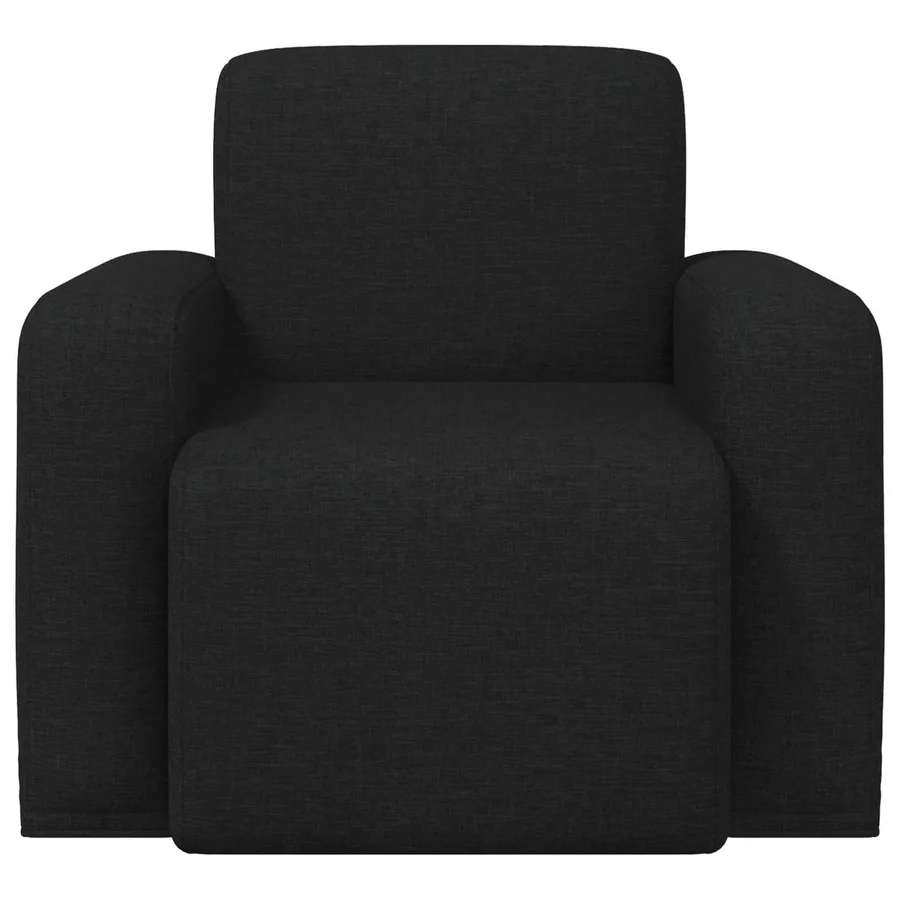 Fauteuil Noir Tissu - 3
