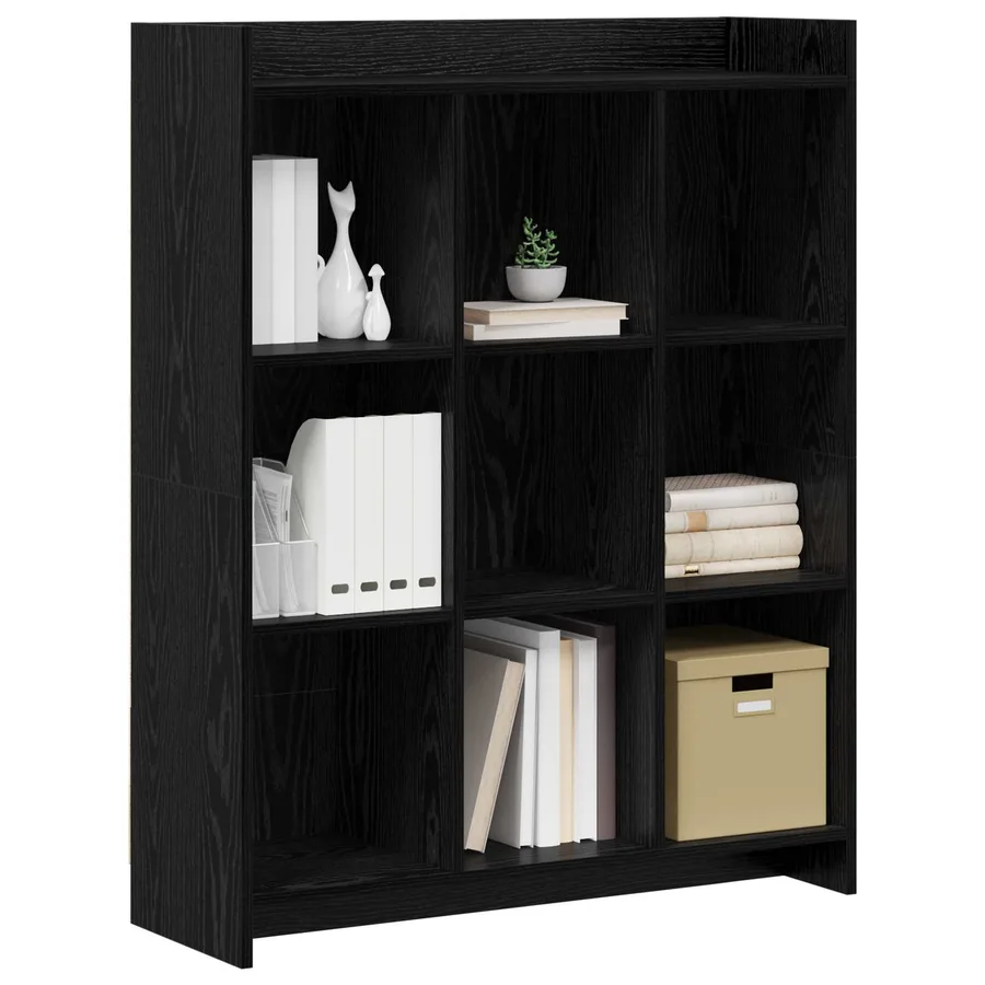 Bibliothèque Chêne noir 87,5 x 30 x 111 cm Bois d'ingénierie - 3