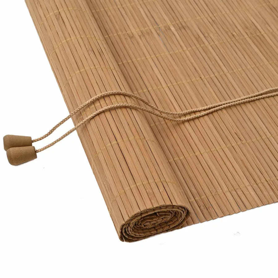 Store enrouleur Marron 40 x 220 cm Bambou - 2