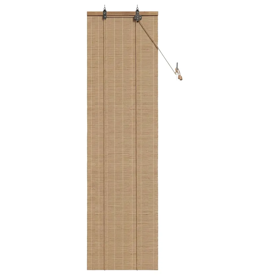 Store enrouleur Marron 40 x 220 cm Bambou - 3
