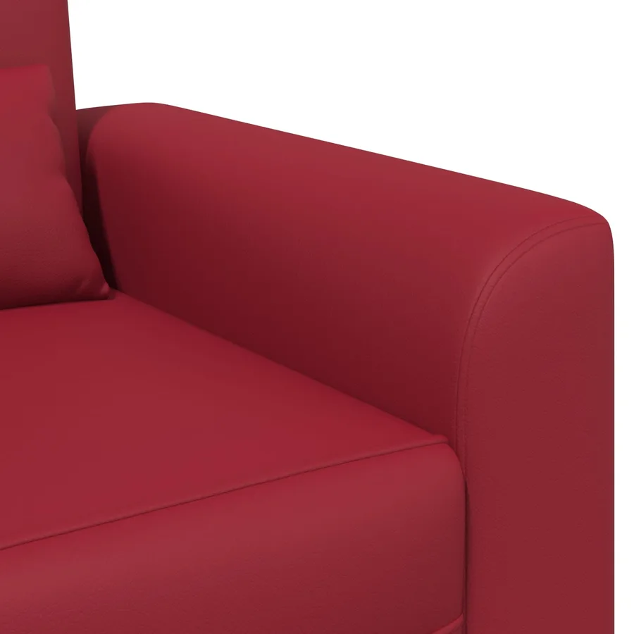 Fauteuil Bordeaux Simili cuir - 6