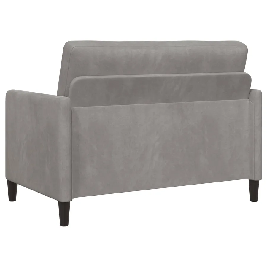 Sofa avec rangement Gris clair 122 x 78 x 87 cm Polyester - 5