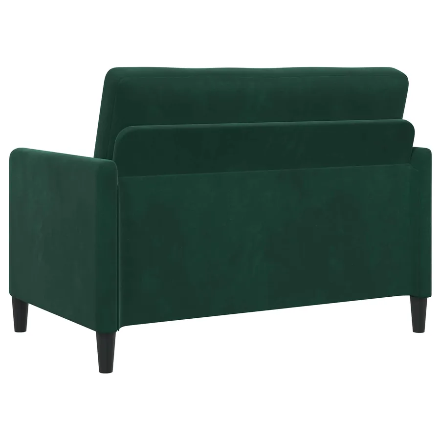 Sofa avec rangement Vert foncé 122 x 78 x 87 cm Polyester - 5