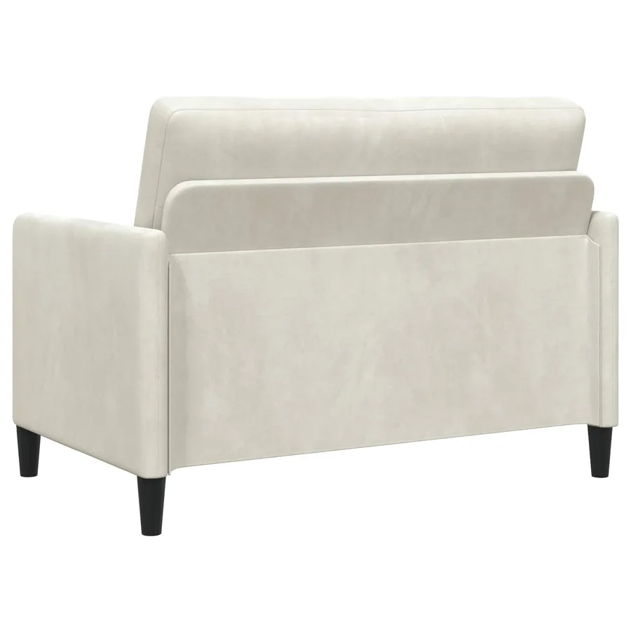 Sofa avec rangement Crème 122 x 78 x 87 cm Polyester - 5