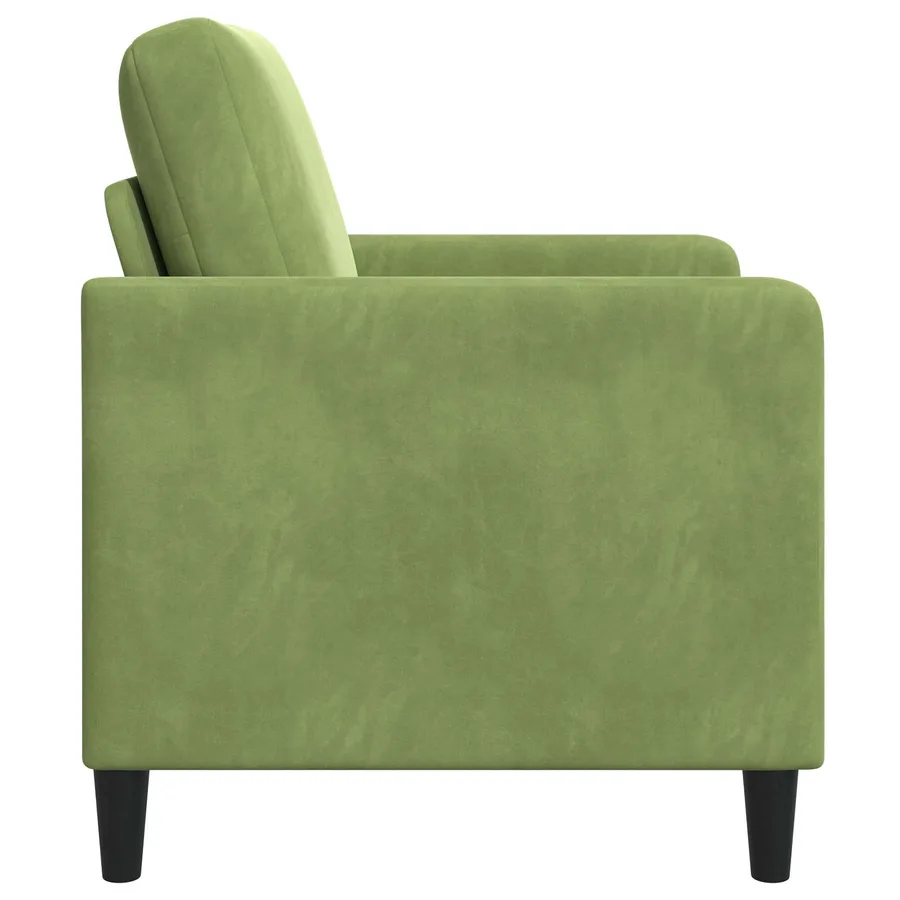 Sofa avec rangement Vert clair 72 x 78 x 87 cm Polyester - 5