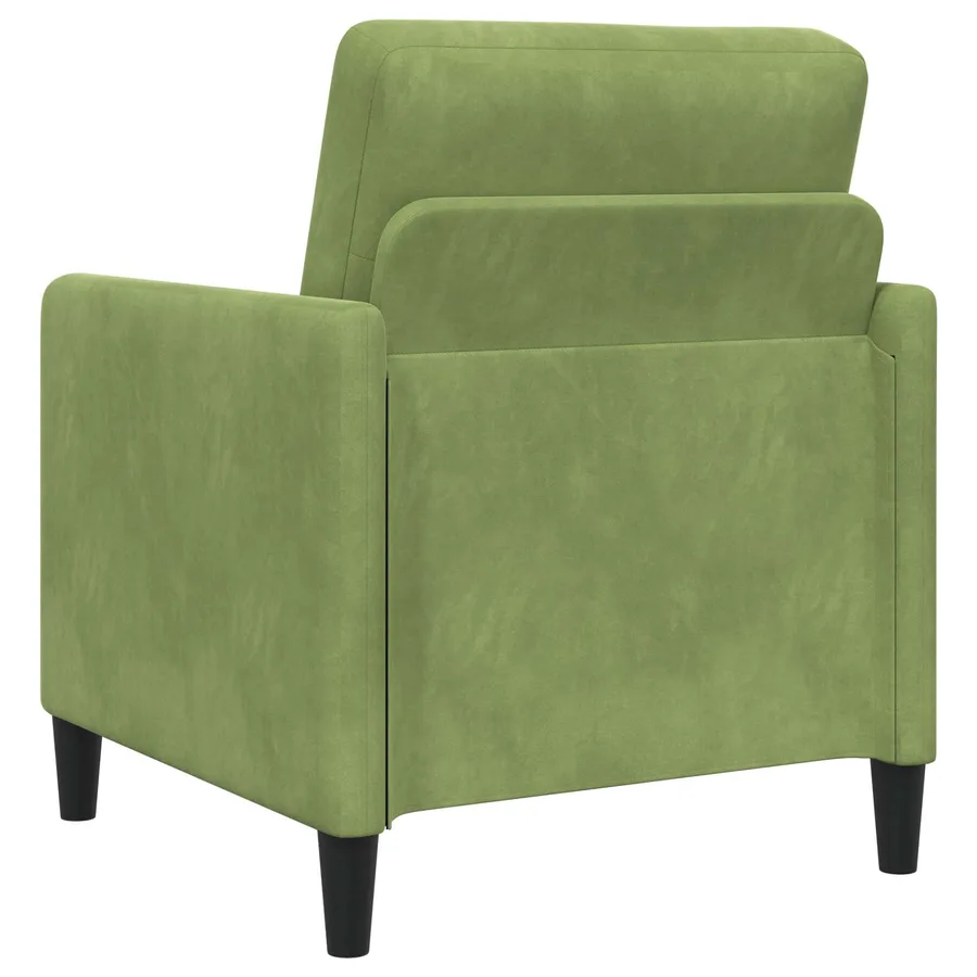 Sofa avec rangement Vert clair 72 x 78 x 87 cm Polyester - 6