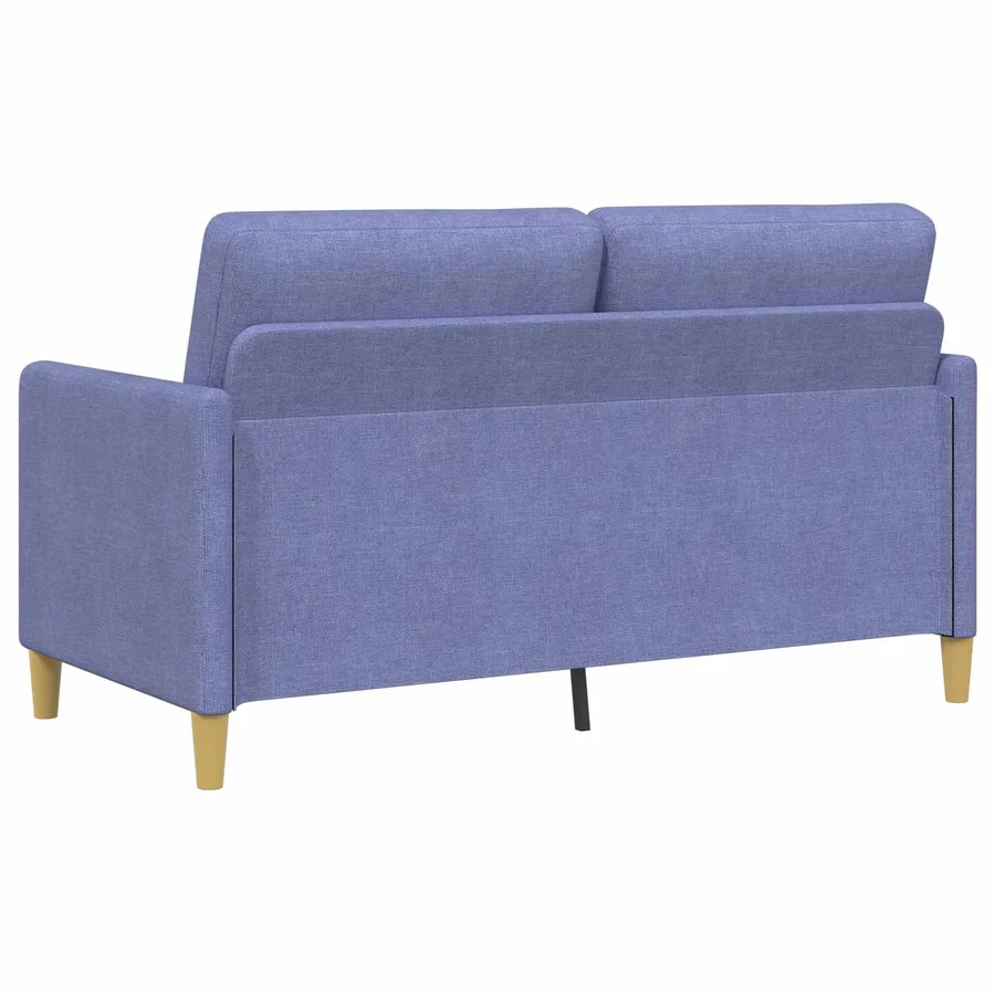 Sofa avec rangement Bleu denim 152 x 78 x 87 cm Polyester - 5