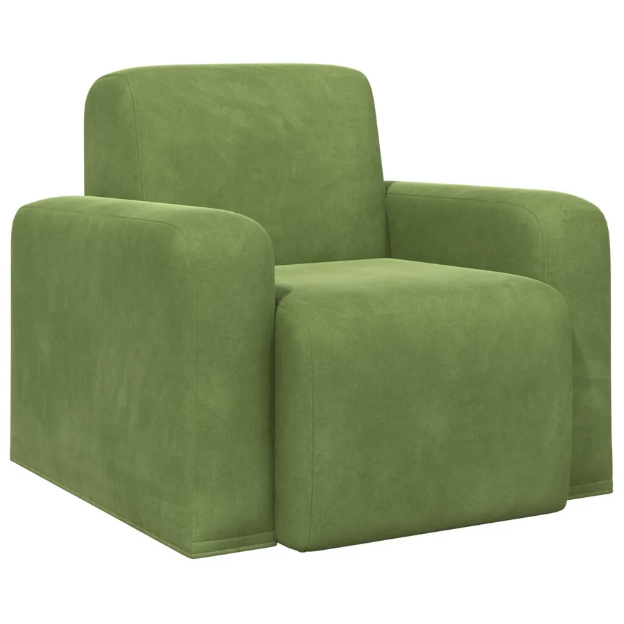 Fauteuil Vert clair Velours - 2