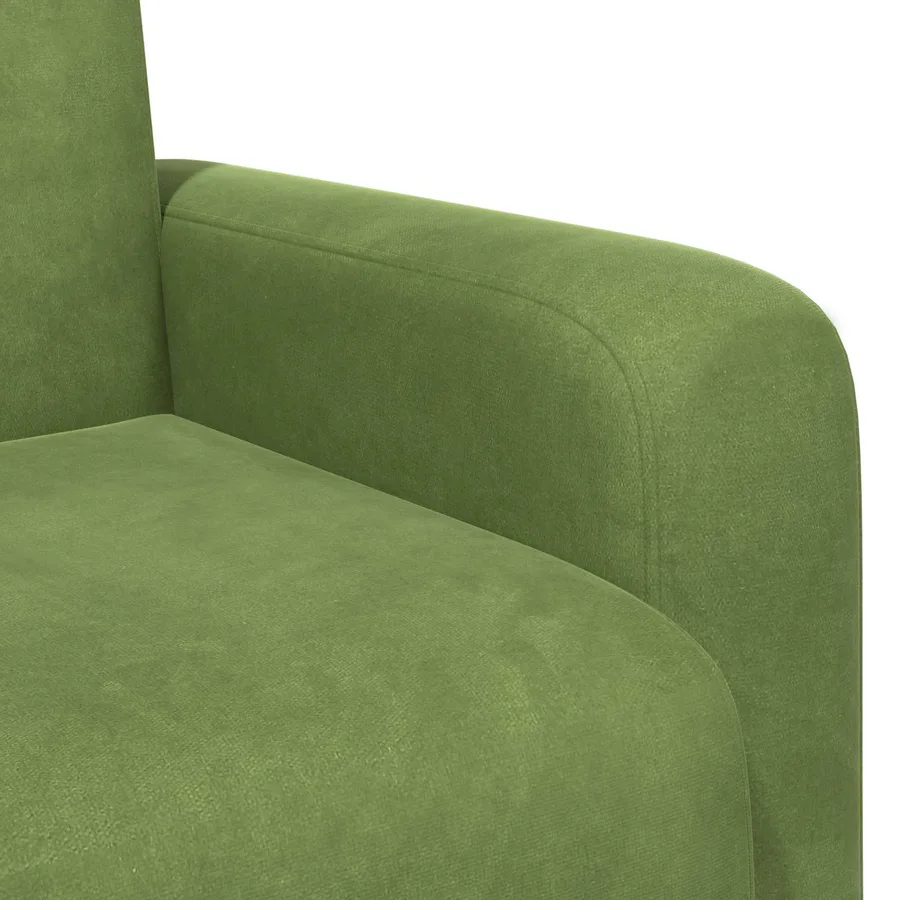 Fauteuil Vert clair Velours - 6