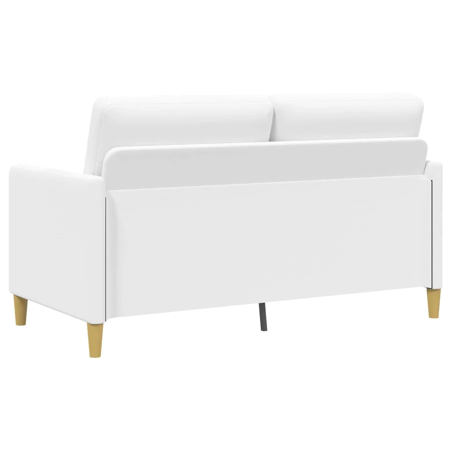 Sofa avec rangement Blanc 152 x 78 x 87 cm Polyester - 5