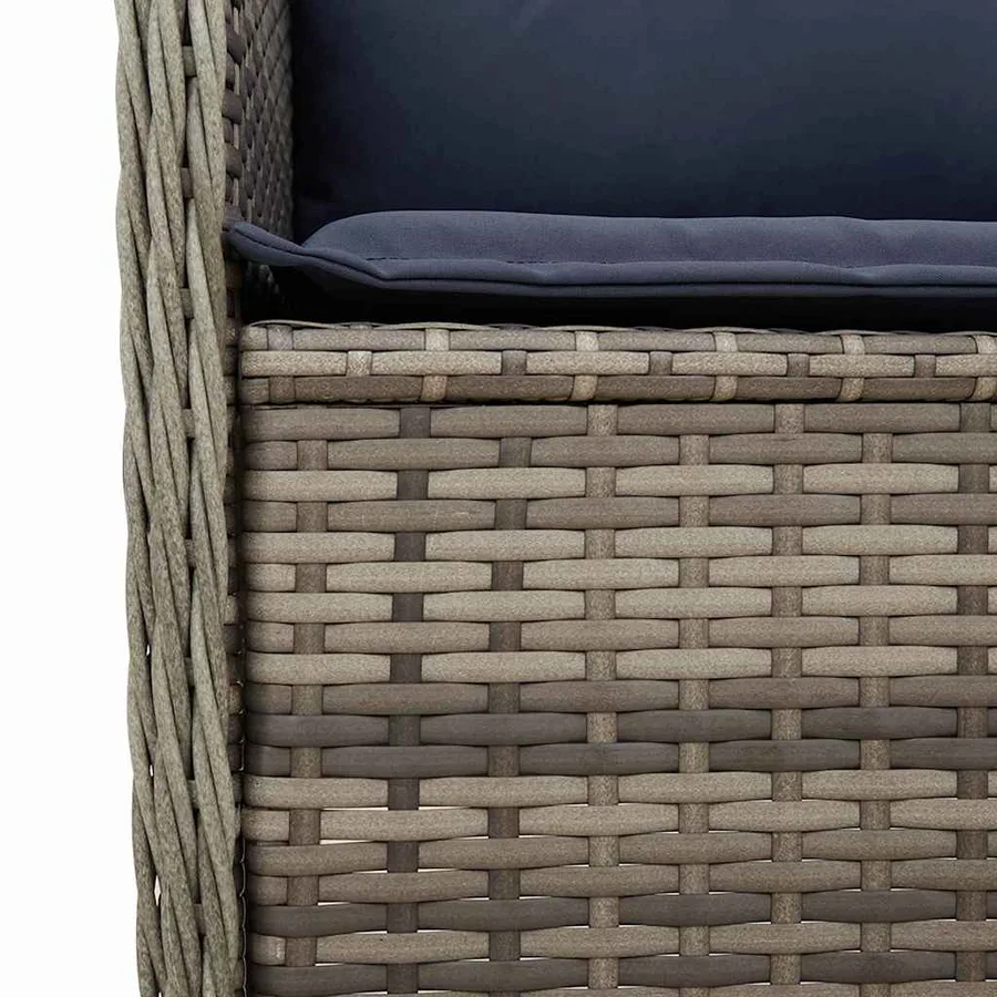 Banc de jardin Gris polyrotin - 7