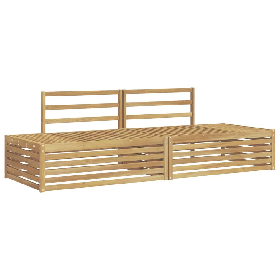 2 pcs Ensemble de canapés d'extérieur Blanc - 2