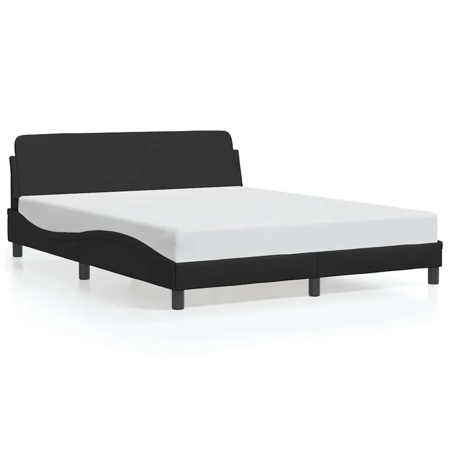 Cadre de lit Dover noir 152x203 cm similicuir - 2