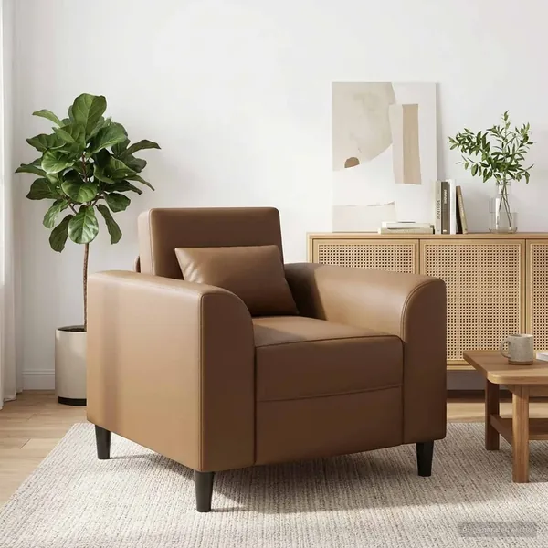 Fauteuil Cappuccino Simili cuir