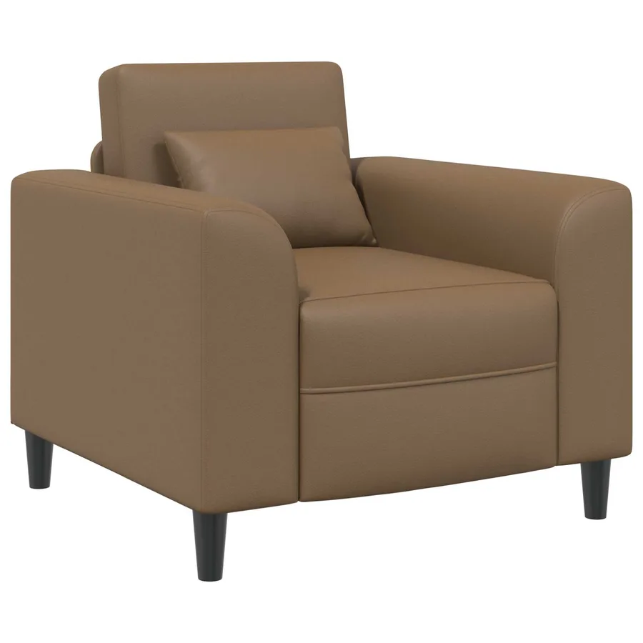 Fauteuil Cappuccino Simili cuir - 2