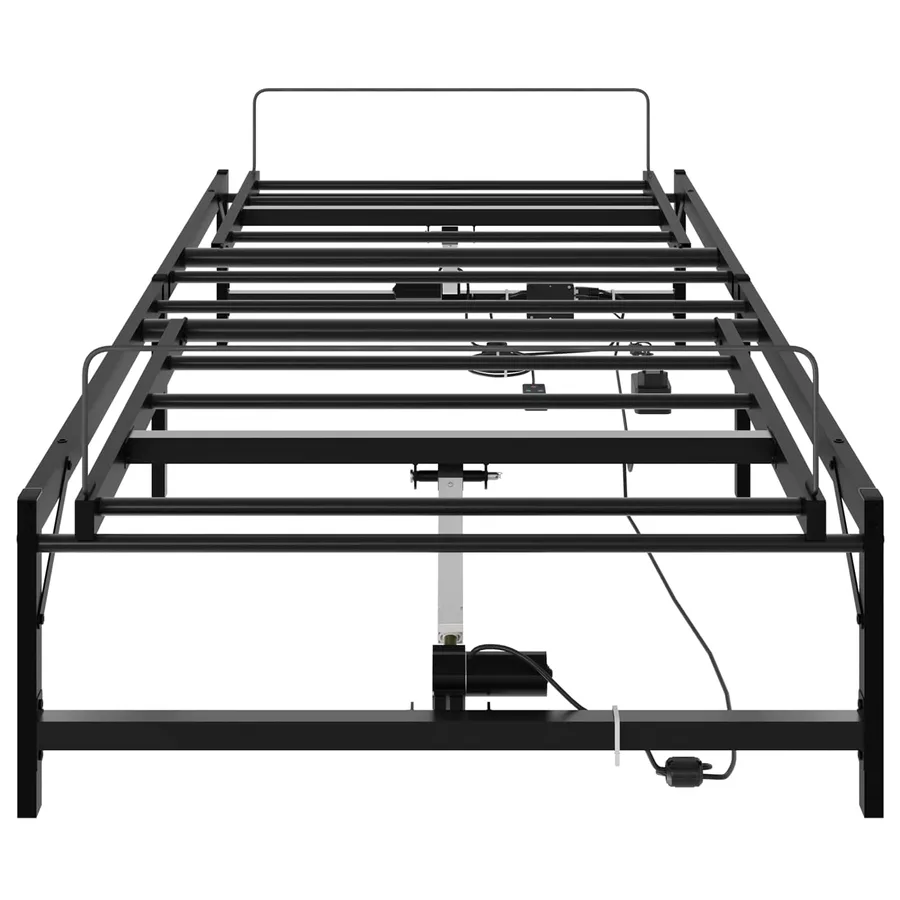 Cadre de Lit Électrique Réglable Noir 80 x 200 cm Acier - 6