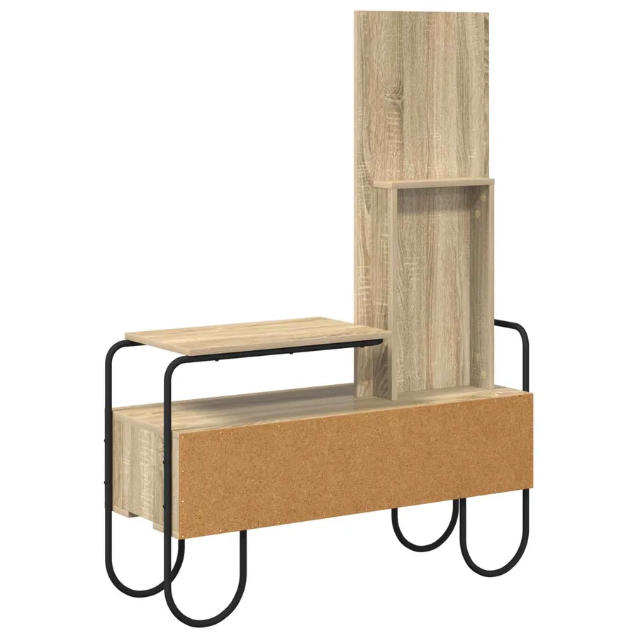 Table de Toilette avec tiroir Chêne Sonoma Bois d'ingénierie - 7