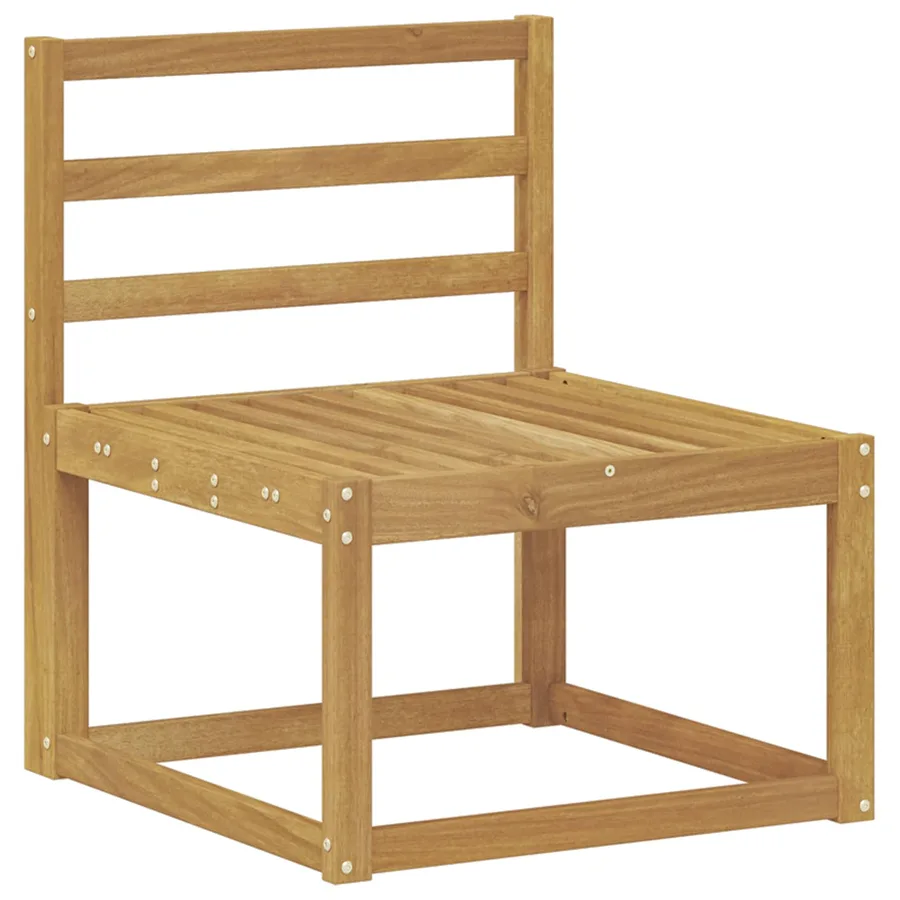 Ensemble de canapés d'extérieur 9 pcs Blanc - 3