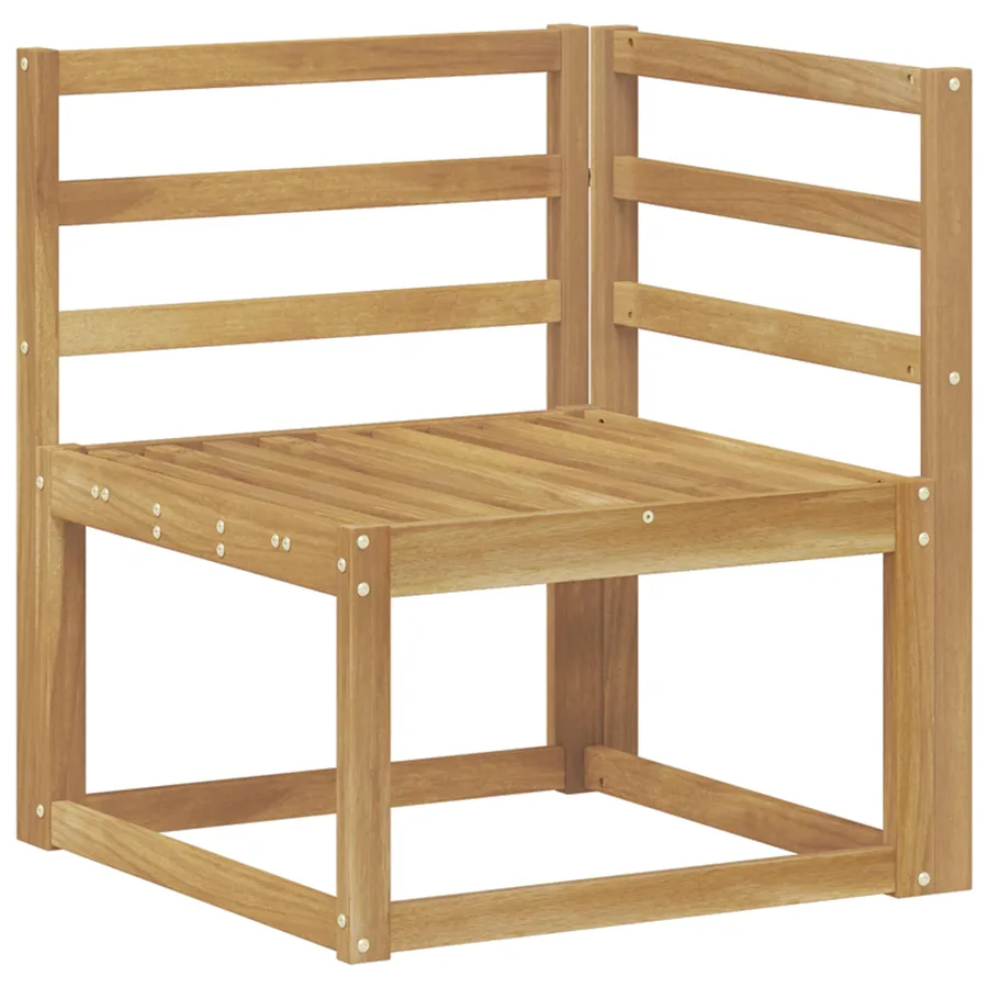 Ensemble de canapés d'extérieur 9 pcs Blanc - 4