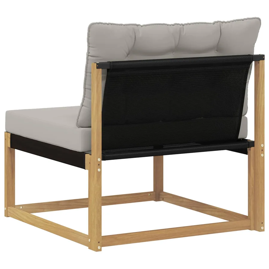 Sofa de milieu extérieur Blanc 79 x 83 x 73 cm acier - 6