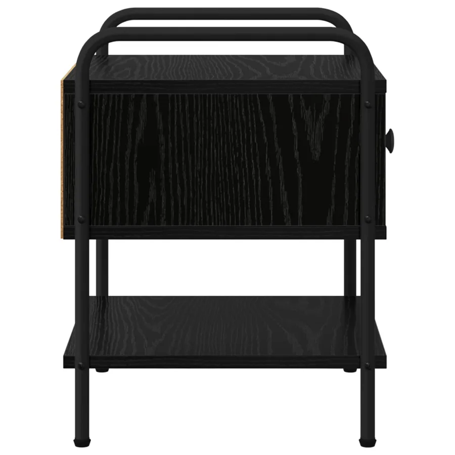 Table de chevet Chêne noir Bois d'ingénierie - 6