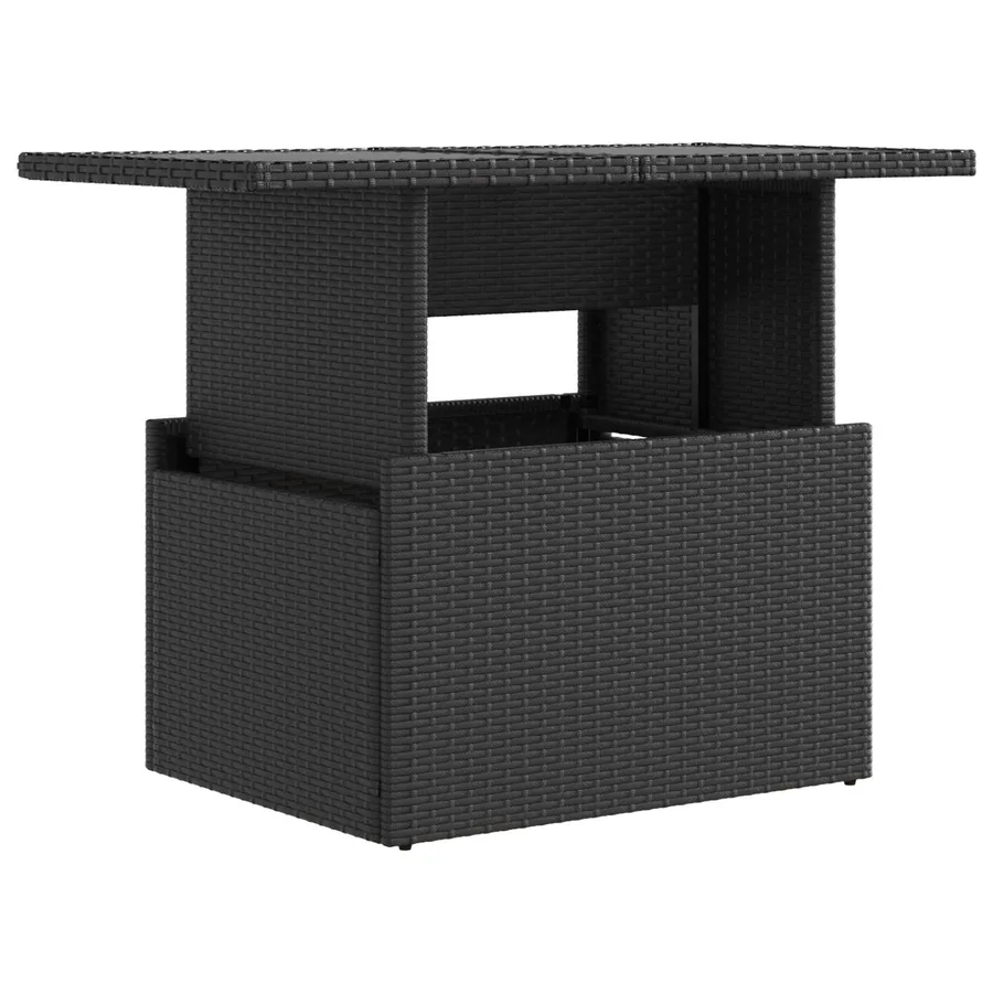 Ensemble de repas extérieur 3 pcs polyrotin - 5