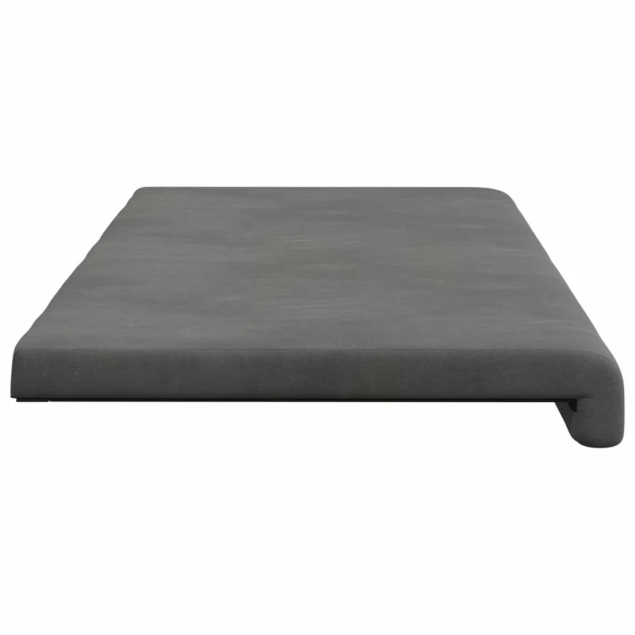 Coussin de banc Velours (V) Gris foncé Profondeur 35 cm - 6