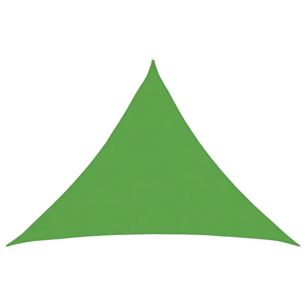 Voile d'ombre Vert clair 7 x 5 x 5 m HDPE