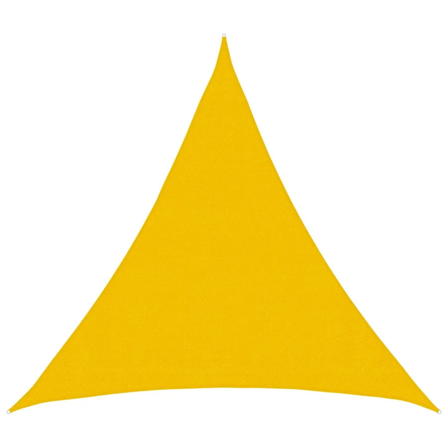 Voile d'ombre Jaune 2 x 2 x 2 m HDPE